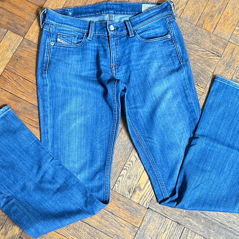 DIESEL RAMYS Blue Denim stretch Jeans
Size:27